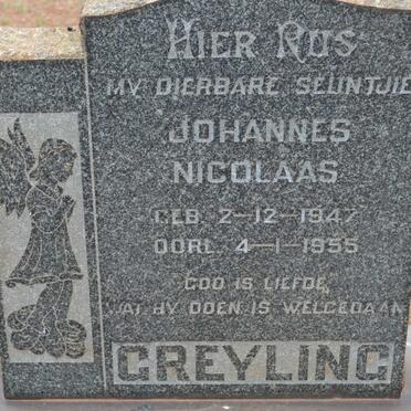GREYLING Johannes Nicolaas 1947-1955