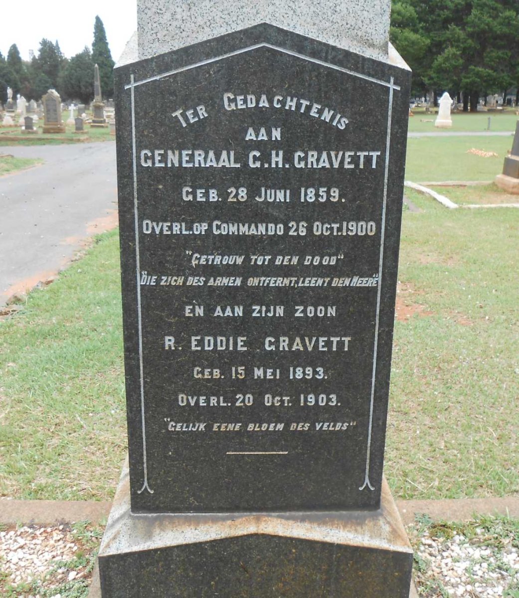 GRAVETT G.H. 1859-1900 :: GRAVETT R. Eddie 1893-1903