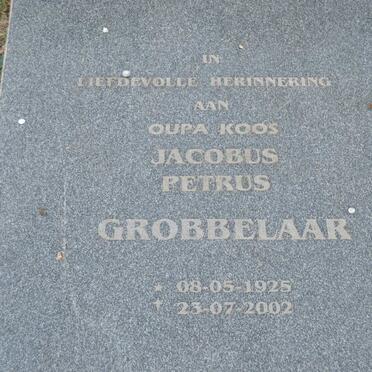 GROBBELAAR Jacobus Petrus 1925-2002