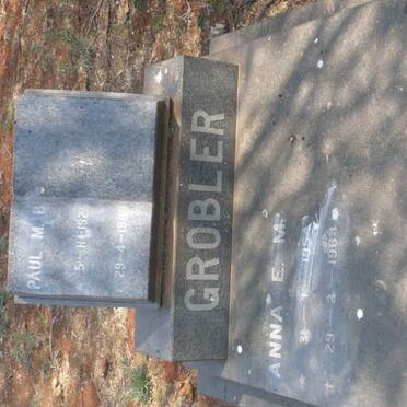 GROBLER Paul M.B. 1925-1985 :: GROBLER Anna E.M. 1954-1964