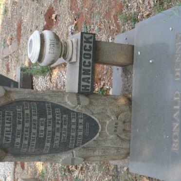 HANCOCK Edmund William 1938-1963 :: HANCOCK Ronald Dennis 1947-1979