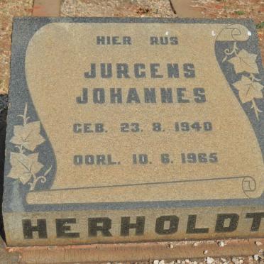 HERHOLDT Jurgens Johannes 1940-1965