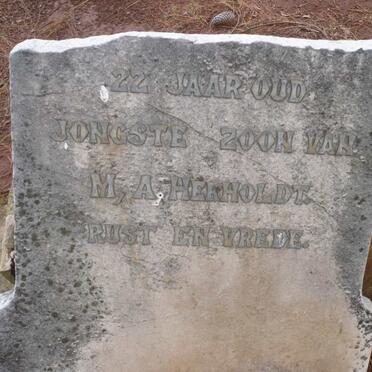 HERHOLDT Stephanus Phelippus Botha 1893-1915