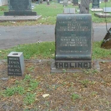 HOLING James 1874-1932 &amp; Lilian Harriet 1875-1962 :: HOLING James Hughes -1979