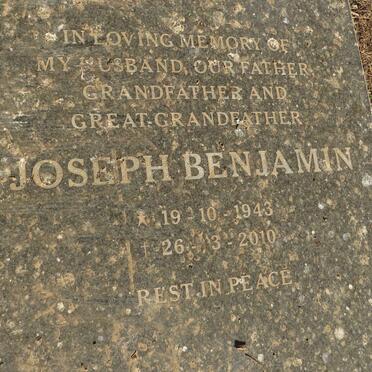 HOFFE Joseph Benjamin 1943-2010