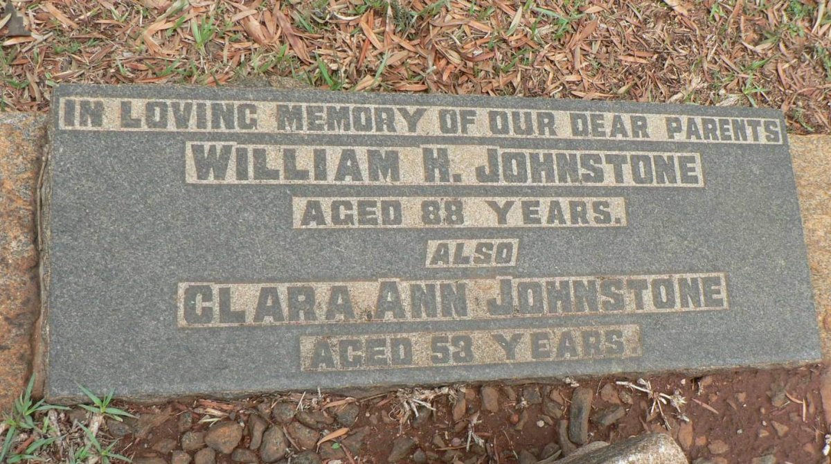 JOHNSTONE William H. &amp; Clara Ann