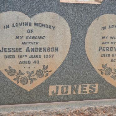 JONES Percy Harold -1950 &amp; Jessie Anderson -1957