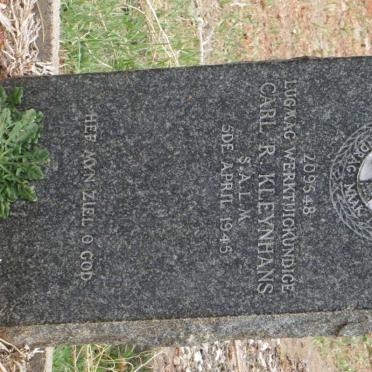 KLEYNHANS Carl R. -1945