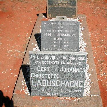 LABUSCHAGNE Gert Johannes Christoffel 1916-1999