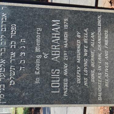 LEVY Louis Abraham -1979