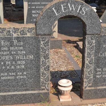 LEWIS Andries Willem 1905-1979 &amp; Catherina Maria 1915-1964
