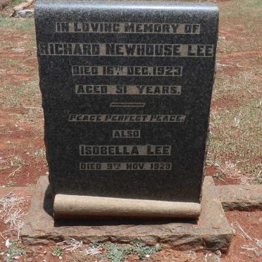 LEE Richard Newhouse -1923 &amp; Isobella -1929