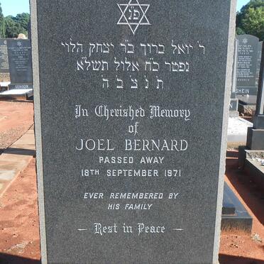 LEVINE Joel Bernard -1971