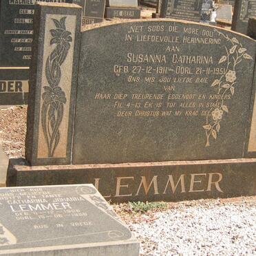 LEMMER Anna Catharina Johanna 1906-1986 :: LEMMER Susanna Catharina 1911-1951