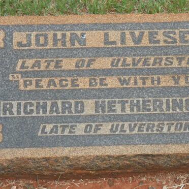 LIVESEY John :: HETHERINGTON Richard