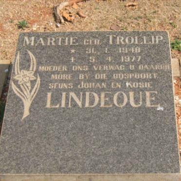 LINDEQUE Martie nee TROLLIP 1948-1977