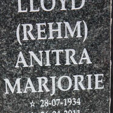 LLOYD Anitra Marjorie nee REHM 1934-2011