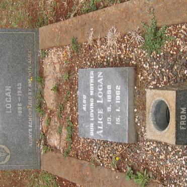 LOGAN Hugh Wallace 1886-1943 &amp; Alice 1898-1962