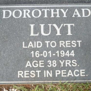 LUYT Dorothy Ada -1944