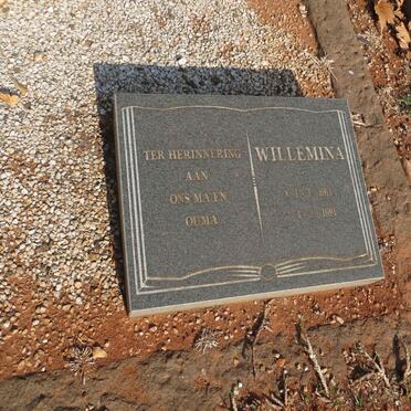 LUBBE Willemina 1911-1991