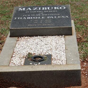 MAZIBUKO Thabisile Palesa 1997-1997