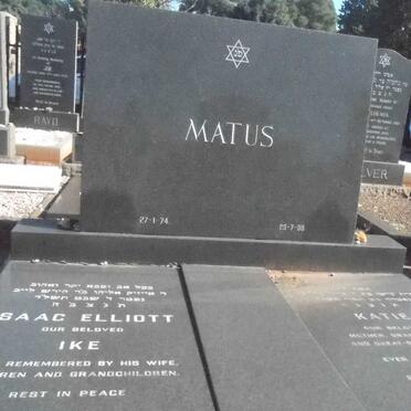 MATUS Isaac Elliott -1974 &amp; Katie -1988