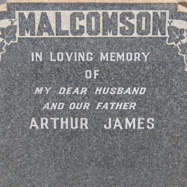 MALCOMSON Arthur James