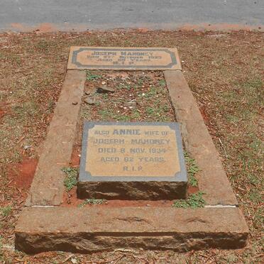 MAHONEY Joseph -1923 &amp; Annie -1934