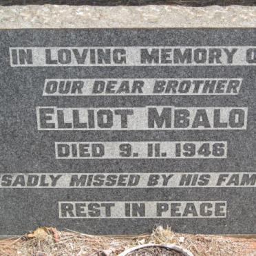 MBALO Elliot -1946