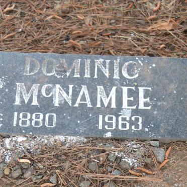 McNAMEE Dominic 1880-1963