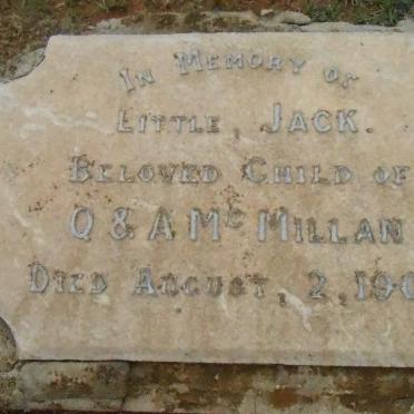 McMILLAN Jack -1903