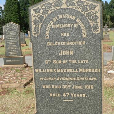MURDOCH John -1916