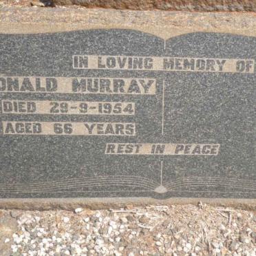 MURRAY Donald -1954
