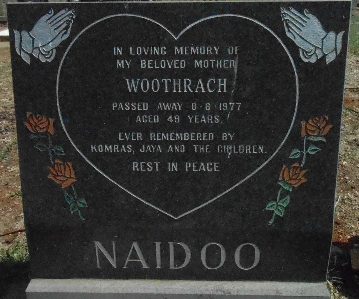 NAIDOO Woothrach -1977