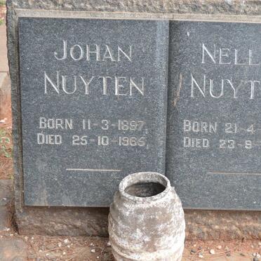 NUYTEN Johan 1897-1965 &amp; Nellie 1905-1987