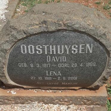 OOSTHUYSEN David 1914-1968 &amp; Lena 1918-2001