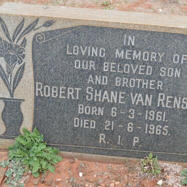 RENSBURG Robert Shane, van 1961-1965