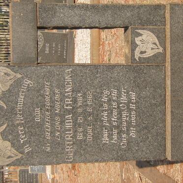 REYNOLDS Gertruida Francina 1884-1962