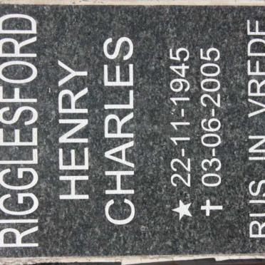 RIGGLESFORD Henry Charles 1945-2005