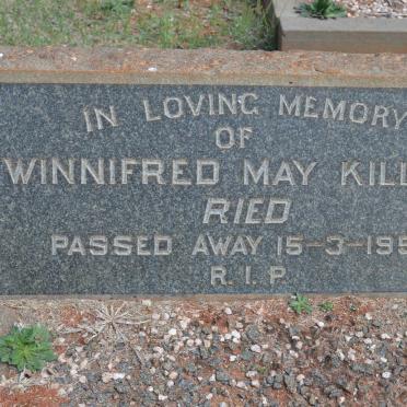 RIED Winnifred May Killian -1956