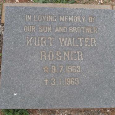 ROSNER Kurt Walter 1963-1969