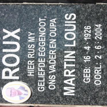 ROUX Martin Louis 1926-2004
