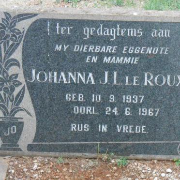 ROUX Johanna J.L., le 1937-1967