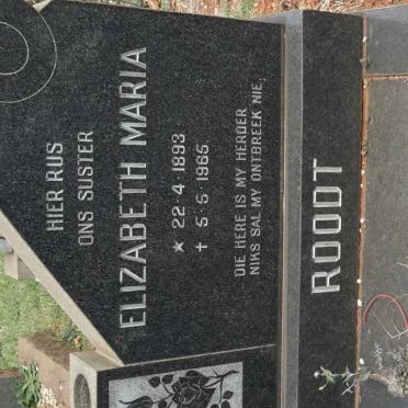 ROODT Elizabeth Maria 1893-1965