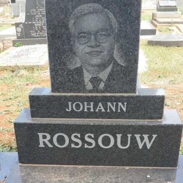 ROSSOUW Johann -? &amp; Anna Wilhelmina DE VILLIERS 1925-2006 :: ROSSOUW J.H. 1984-1986