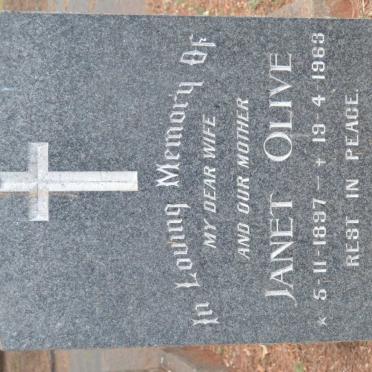 ROUX Janet Olive, le 1897-1963
