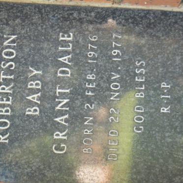 ROBERTSON Grant Dale 1976-1977