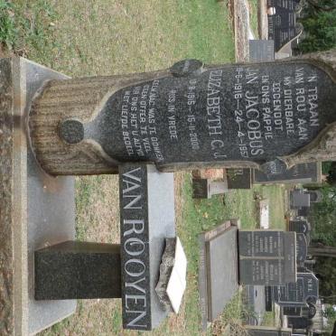 ROOYEN Jan Jacobus, van 1916-1957 &amp; Elizabeth C.J. 1915-2000