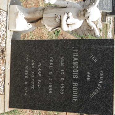 ROODE Francois 1928-1944