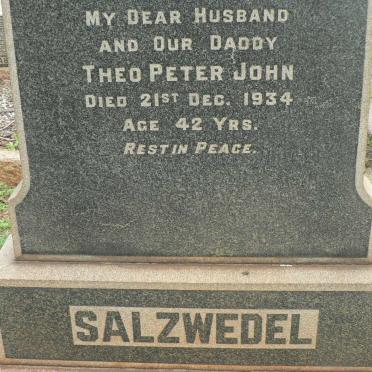 SALZWEDEL Theo Peter John -1934
